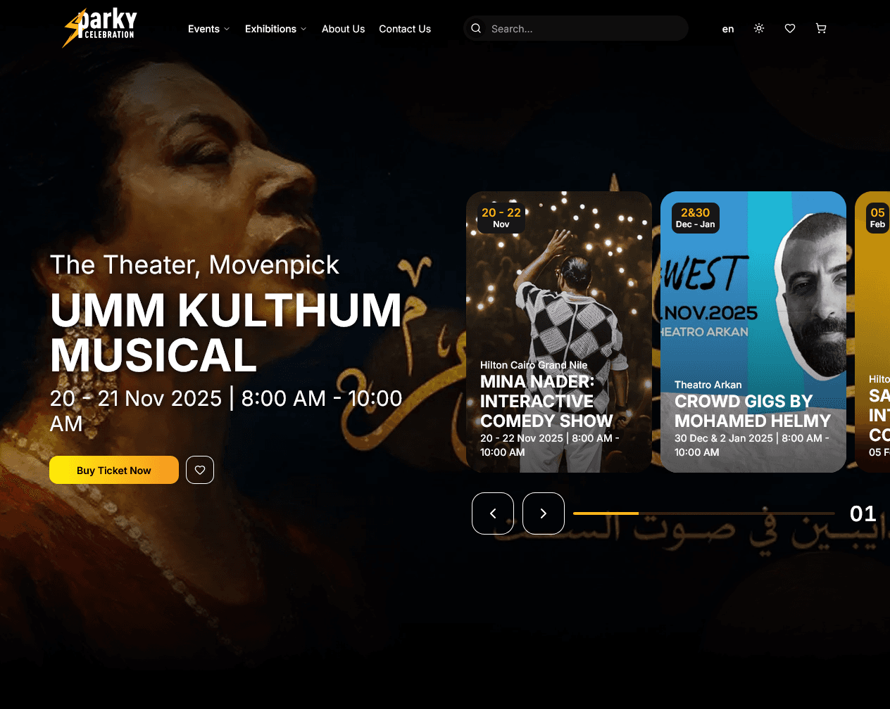 Sparky Celebrations Home Page